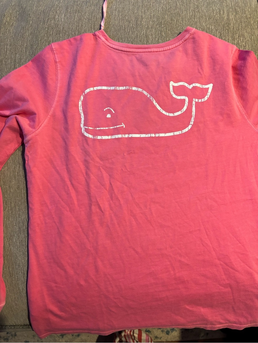 Vineyard Vines Bahama Breeze Pink Pocket Long Sleeve - Picture 2 of 3